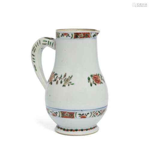 A Chinese export famille verte jug<br />
<br />
Qing dynasty...