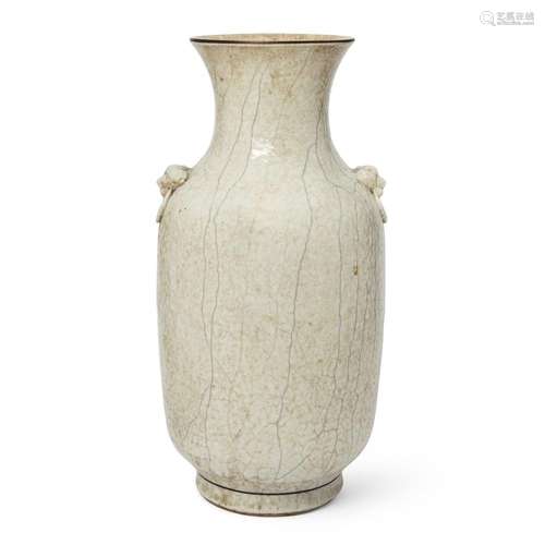 A large Chinese ge-type baluster vase<br />
<br />
Qing dyna...