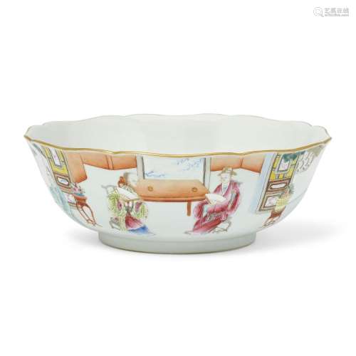 A Chinese famille rose bowl,<br />
<br />
Republic period, a...