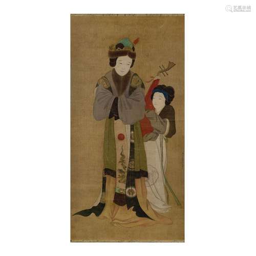 Yan Hongzeng (Qing Dynasty) <br />
<br />
Wang Zhaojun with ...