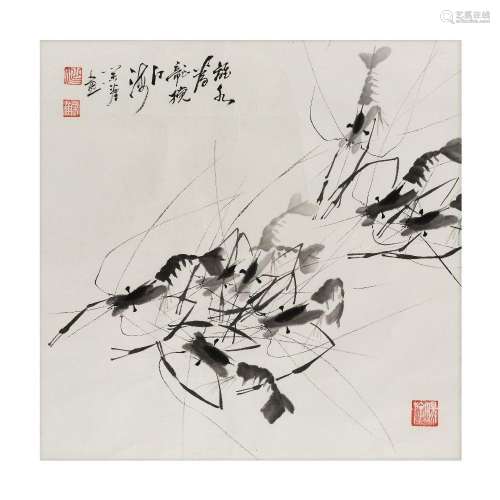 Rongquan (20th century)<br />
<br />
A Chinese painting, ink...