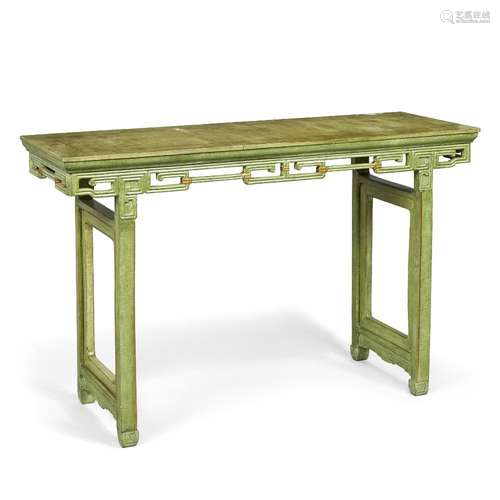 A Chinese wood altar table<br />
<br />
Early 20th century<b...