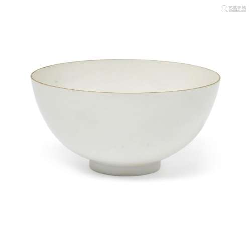 A Chinese eggshell white-glazed anhua 'dragons' bowl<br />
<...