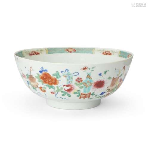 A Chinese export punch bowl<br />
<br />
Qing dynasty, 18th ...