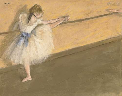 EDGAR DEGAS (1834-1917)Danseuse à la barre