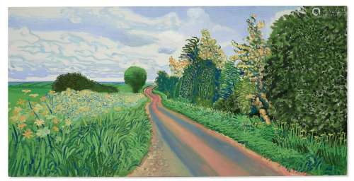 DAVID HOCKNEY (B. 1937)Early Blossom, Woldgate