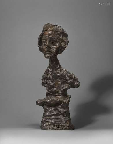 ALBERTO GIACOMETTI (1901-1966)Buste d'Annette IV