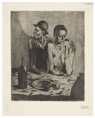 PABLO PICASSO (1881-1973)Le repas frugal