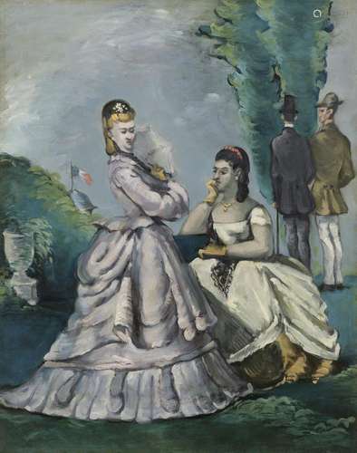 PAUL CEZANNE (1839-1906)La Conversation