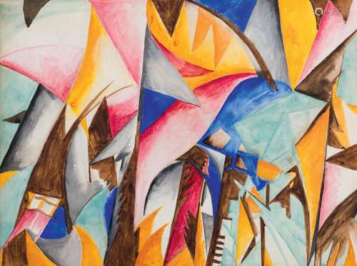 Attribué à Michel LARIONOV (1881-1964)<br />
Compositio