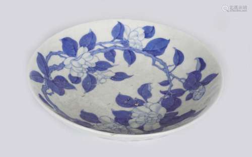 JAPANESE BLUE AND WHITE BOWL