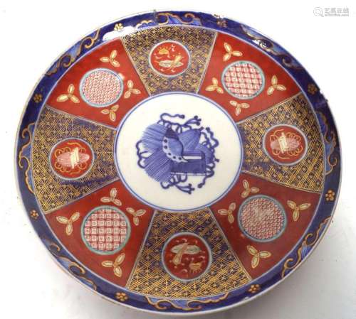 (WITHDRAWN) LARGE 19TH-CENTURY JAPANESE IMARI CHARGER