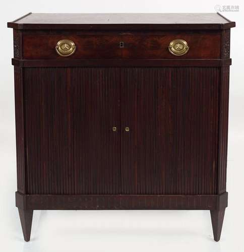 DUTCH 18TH-CENTURY MAHOGANY SIDE CABINET