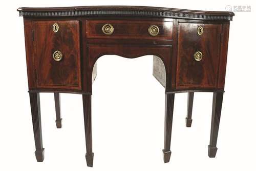 GEORGE III PERIOD SATINWOOD SHERATON SIDEBOARD