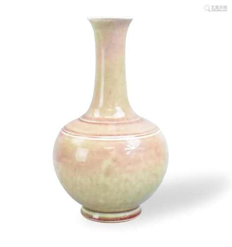 Chinese Peach Blossom Vase, 20th C.