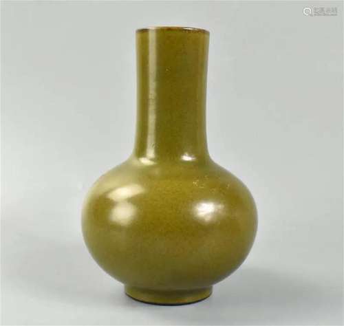 Chinese Teadust Glazed Globular Vase