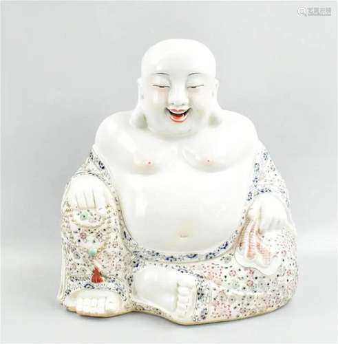 Chinese Famille Rose Buddha Figure, ROC Period