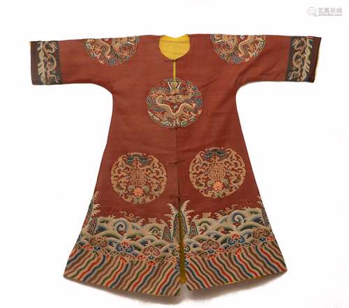 A CHINESE DRAGON ROBE