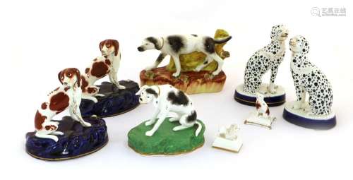 An English Porcelain Model of a Hound, circa 1830, possibly ...