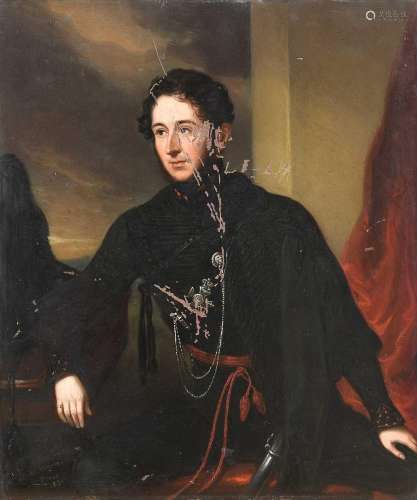 William Moore (1790-1851) Portrait of a gentleman, three qua...