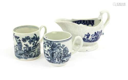 A Christians Liverpool Porcelain Coffee Can, circa 1770, pri...