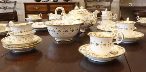 An H & R Daniel Porcelain Part Tea and Coffee Service, c...