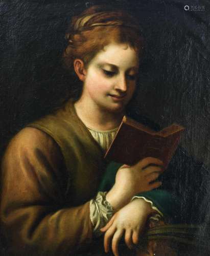 After Correggio (1489-1534) ItalianSt Catherine, ReadingOil ...
