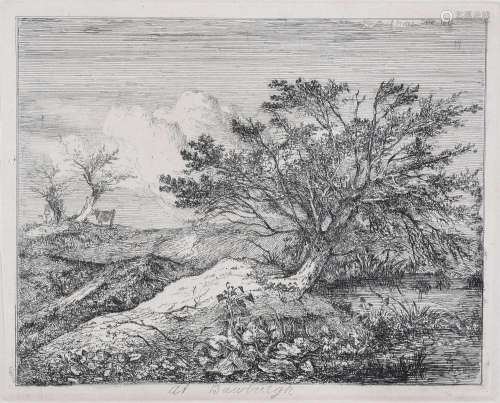 After John Crome (1768-1821)At BawburghEtching, 16.5cm by 20...