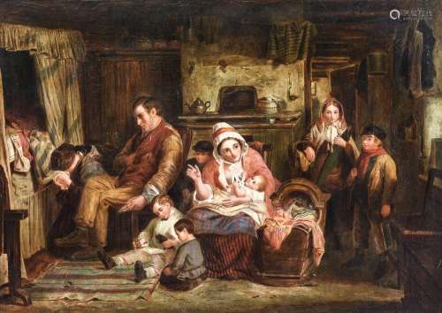 After Thomas Faed RSA (1826-1900) Scottish From Dawn to Suns...