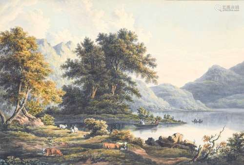 Attributed to John Glover OWS (1767-1849) View in Ullswater ...