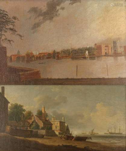 Follower of Samuel Scott (1702-1772) View of Lambeth Palace ...