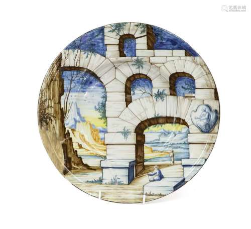 A Maiolica Charger, 2nd half 17th century, probably Pavia, p...