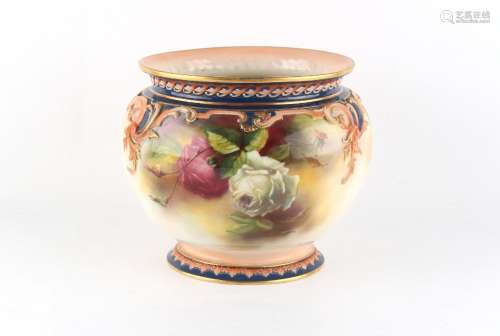 Property of a gentleman - an Edwardian Royal Worcester plant...