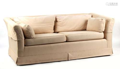 Property of a deceased estate - a modern beige coloured sofa...