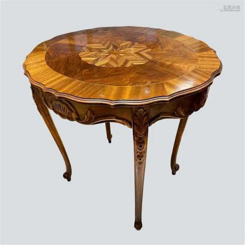 French Victorian Side Table 1970s