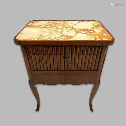 Curtain-like bedside table, late 18th century