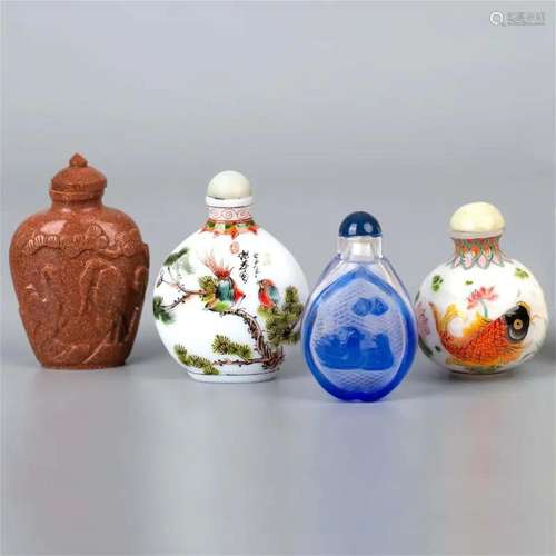 A set of snuff bottles