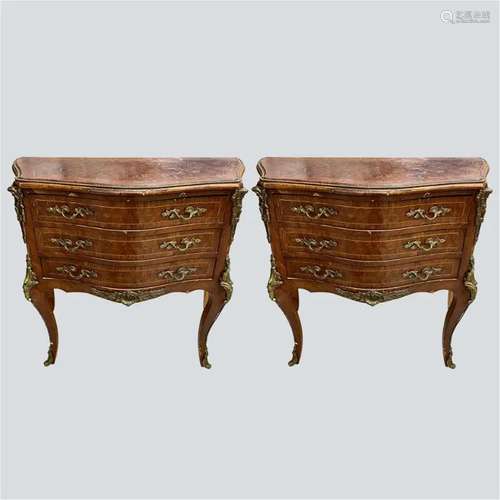 Louis XV Style Mahogany Chest of Drawers, Early 20th Century