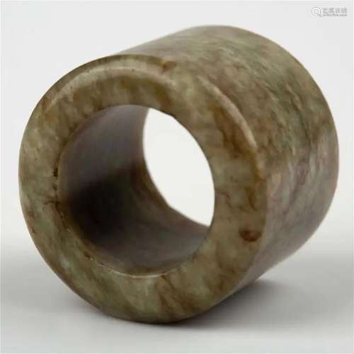 Jade ring, late Qing dynasty