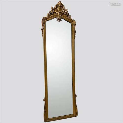 Italian Gilded Rococo Mirror 20th Century