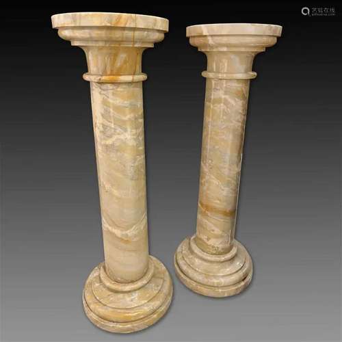 Italian marble Roman column