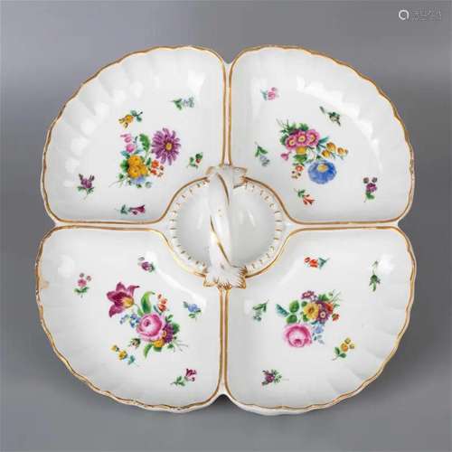 Meissen Porcelain Sectioned Server, Made in Germany