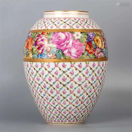 Dresden porcelain vase German Porcelain