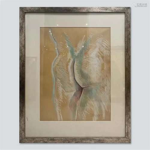 Nigel - framed pastel drawing signed by Kenneth St. Onge 200...