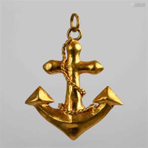 24k Gold Pendant 3.88g