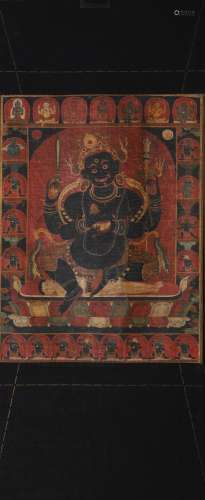 Tenth Century Mahakala Thangka