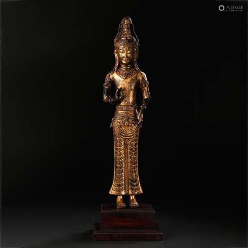 Gilt Buddha Statue Before Ming Dynasty