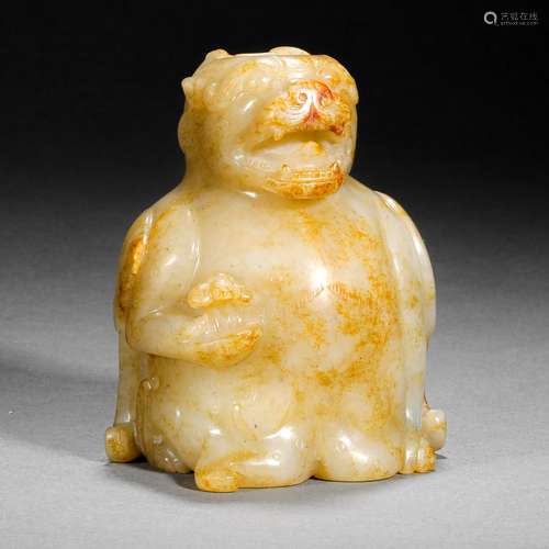 Hetian jade bear before Ming Dynasty