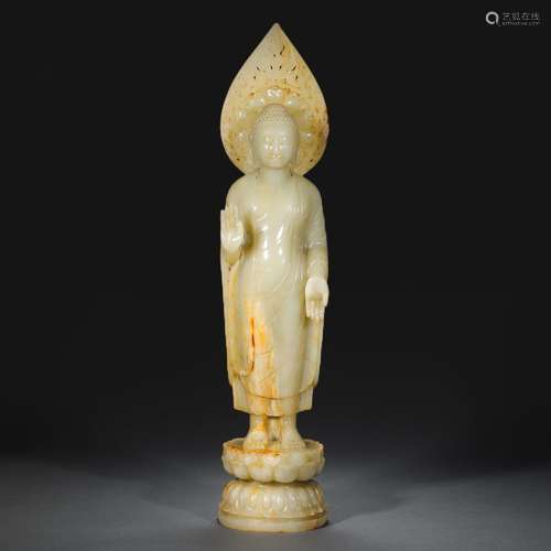 Hetian jade Buddha before Ming Dynasty