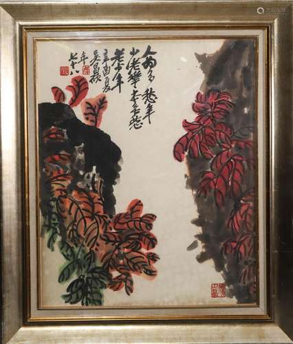 Chinese Ink Painting, Wu Changshuo: Flowers